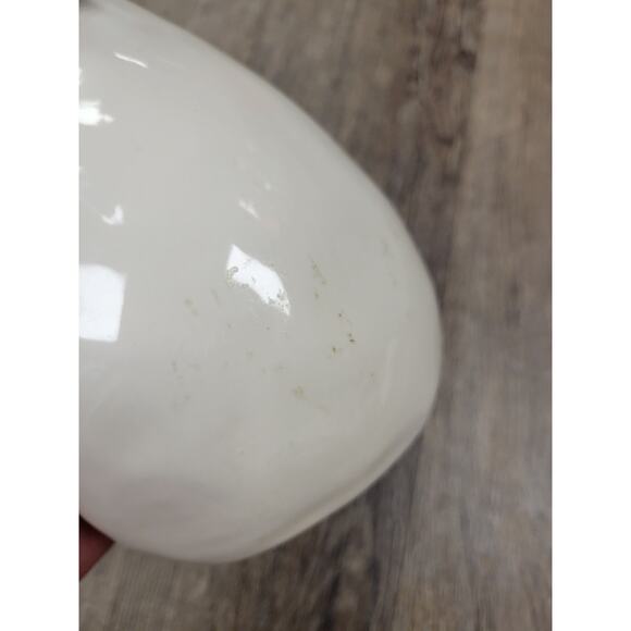 Rae Dunn Chirp Tear Drop Shaped Bird House White Ceramic Bird Artwork - Picture 2 of 4